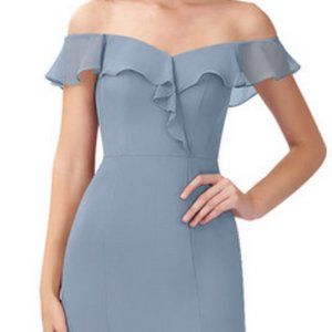 Dusty Blue Bridesmaid Dress (never worn!)